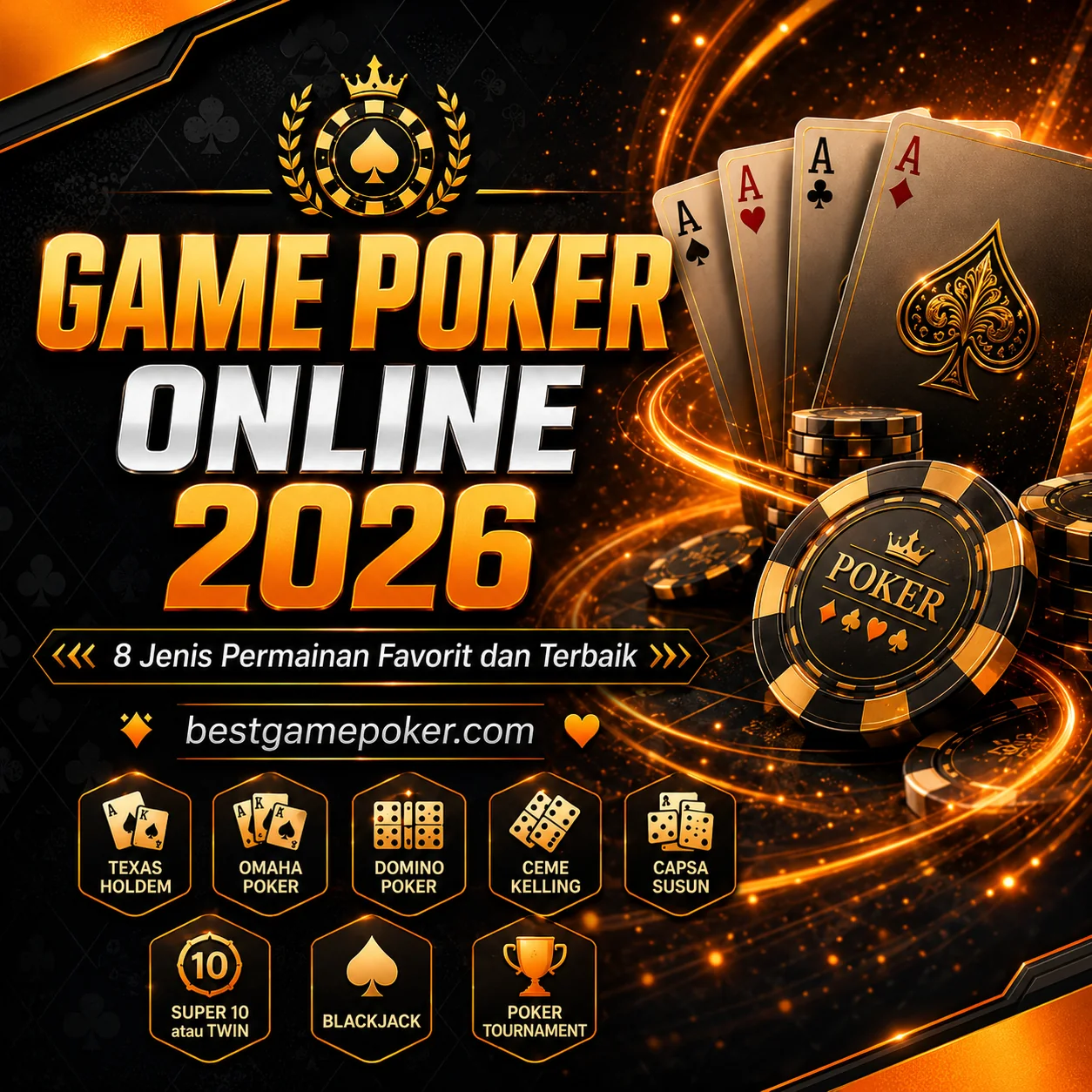 IDN Poker 2026: Login, Daftar, Game dan Turnamen Online